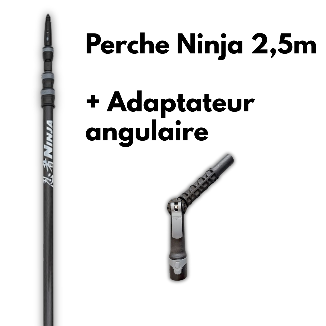 Pack Noël – Kit professionnel complet pour le nettoyage de vitres (Unger & Wagtail)