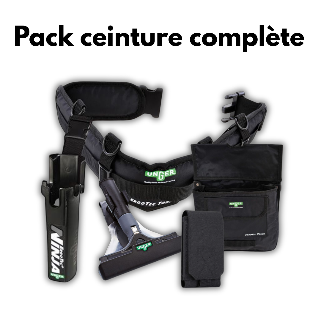Pack Noël – Kit professionnel complet pour le nettoyage de vitres (Unger & Wagtail)