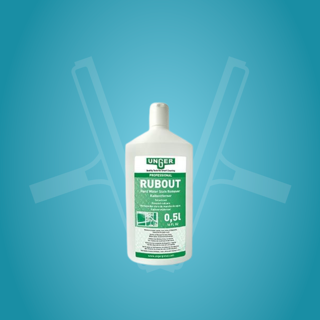 Unger Rub Out – Nettoyant professionnel anti-calcaire pour vitres