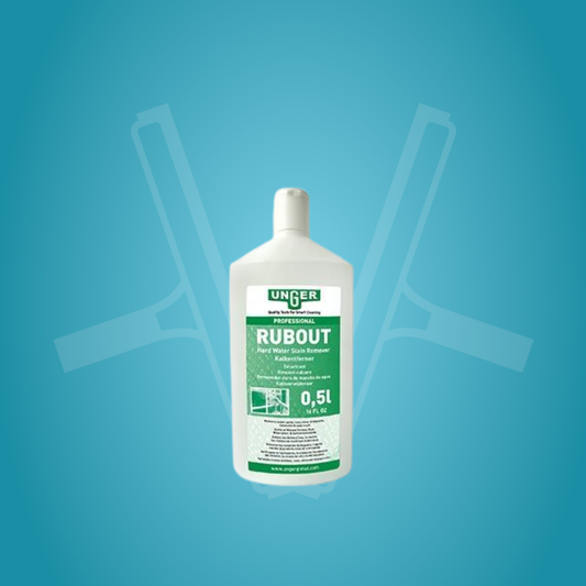 Unger Rub Out – Nettoyant professionnel anti-calcaire pour vitres
