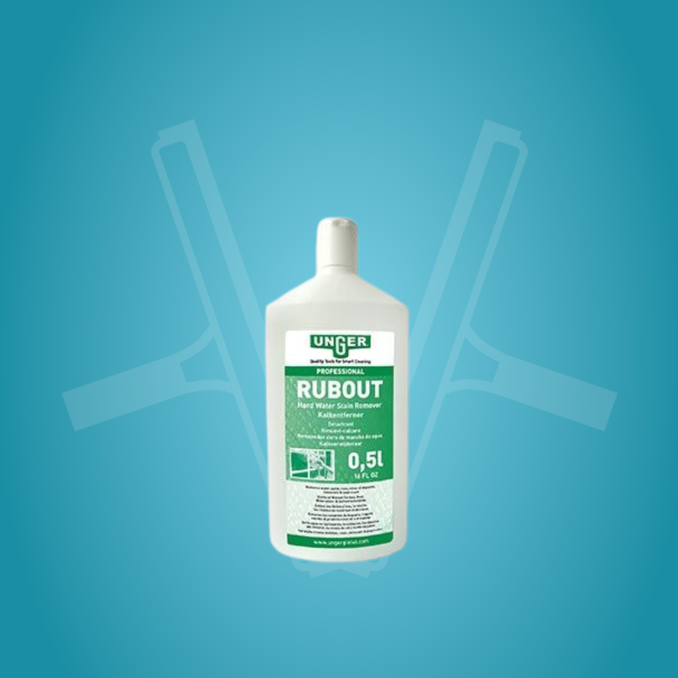 Unger Rub Out – Nettoyant professionnel anti-calcaire pour vitres