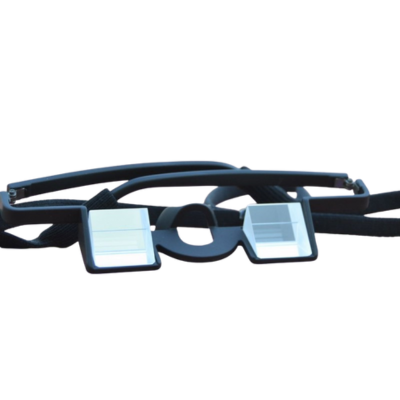 Lunettes ergonomique avec miroir en prisme pour le nettoyage de vitres en hauteur