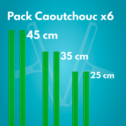 Pack Caoutchouc vert Unger x6