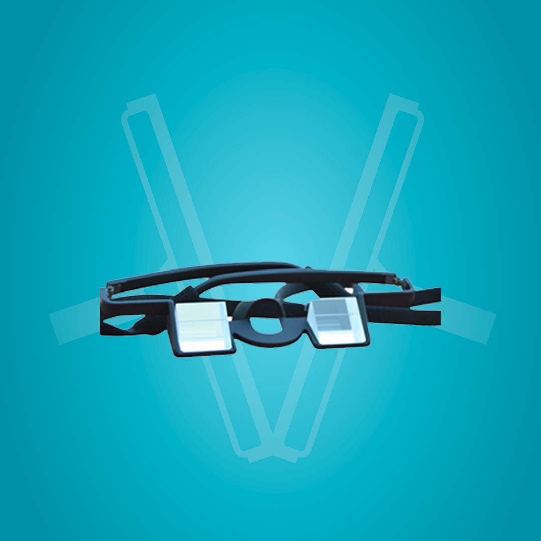 Lunettes ergonomique avec miroir en prisme pour le nettoyage de vitres en hauteur