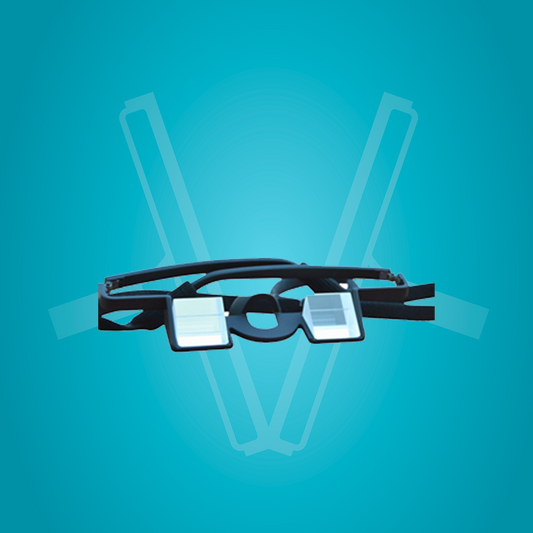 Lunettes ergonomique avec miroir en prisme pour le nettoyage de vitres en hauteur