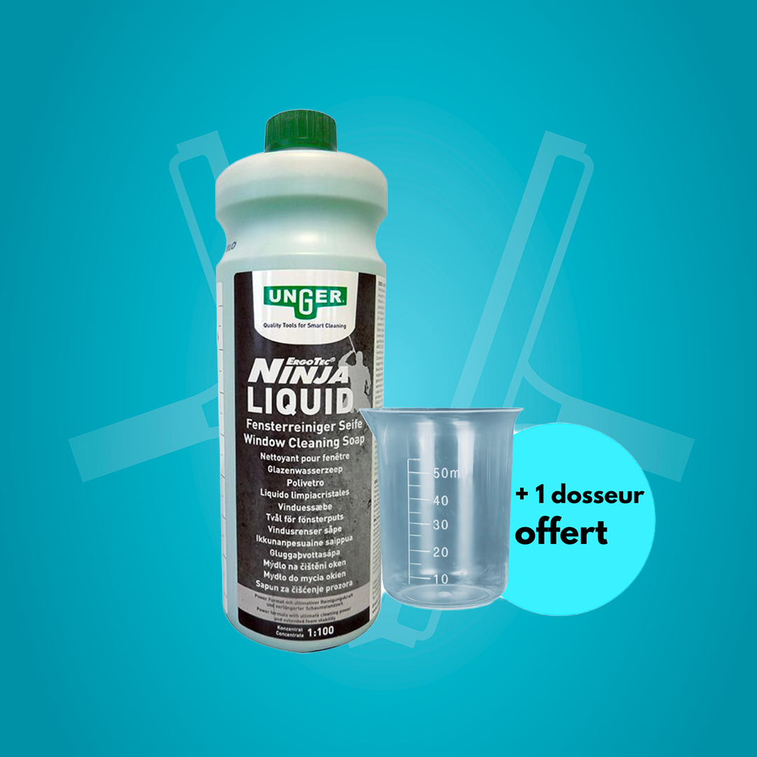 Ninja Liquid – Savon Vitres Professionnel Unger