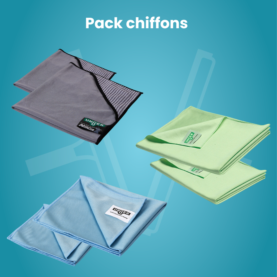Pack 6 chiffons